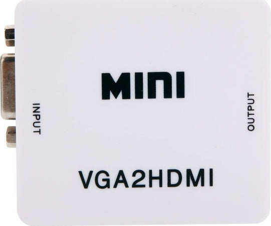 CONVERTITORE ADATTATORE MINI VGA A HDMI FULL HD VIDEO 1080P AUDIO PER PC LAPTOP Elettronica/Home Cinema TV e video/Accessori/Cavi/Cavi HDMI Trade Shop italia - Napoli, Commerciovirtuoso.it