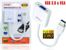 Convertitore Adattatore Video Da Usb 3.0 Maschio A Vga Femmina 1080p U3-vga263 Elettronica/Informatica/Accessori/Cavi e accessori/Cavi/Cavi VGA Trade Shop italia - Napoli, Commerciovirtuoso.it