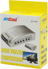 Convertitore Adattatore Video Da Vga Femmina A Rca S-video Vga Femmina Qy-v01 Elettronica/Informatica/Accessori/Cavi e accessori/Cavi/Cavi VGA Trade Shop italia - Napoli, Commerciovirtuoso.it
