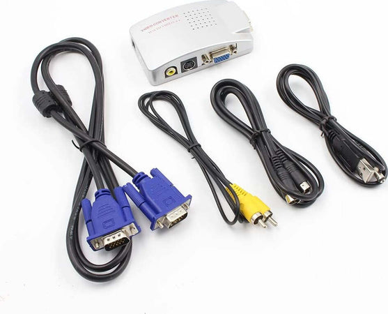 Convertitore Da VGA A AV/RCA/s-Video - Adattatore Per Monitor PC, Proiettori E TV - Foto 8