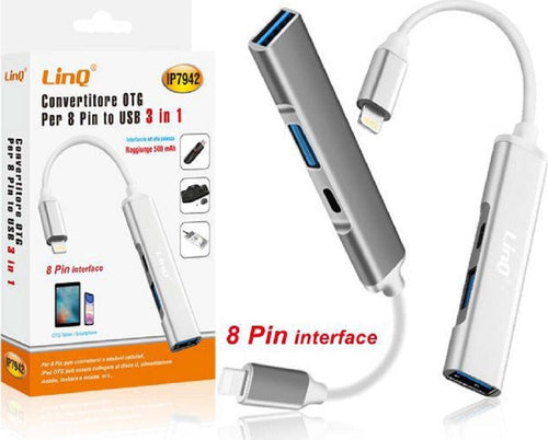Convertitore Otg Connettore Lightning A Lightning + 2xusb 3in1 Hub Iphone Ip7942 Elettronica/Cellulari e accessori/Accessori/Cavi e adattatori/Cavi Lightning Trade Shop italia - Napoli, Commerciovirtuoso.it