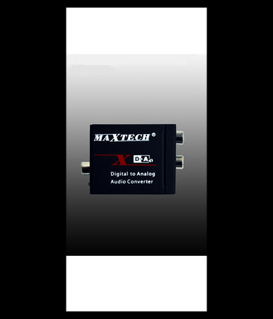 Convertitore Unidirezionale Audio Da Digitale Coassiale A Analogico L/r Maxtech Dk-201