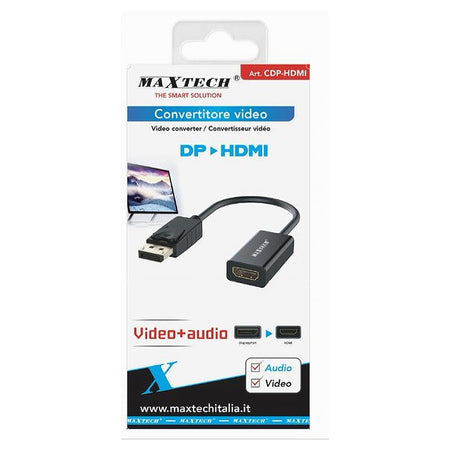 Convertitore Video Audio Adattatore Displayport Maschio A Hdmi Femmina Cdp-hdmi