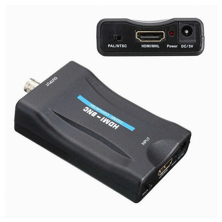 Convertitore Video Da Hdmi A Bnc Adattatore Segnale Audio Pal/ntsc 480p Chdmi-bn
