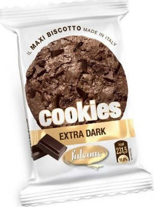 40 pezzi confezione Cookies Extradark Dolciaria Falcone monoporzione 50 gr confezione da 40 pz merendine e snack dolci Non solo caffè online - Albano Laziale, Commerciovirtuoso.it