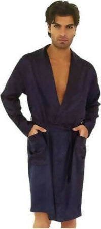 Coordinato 3 Capi Uomo Art. Paride La Birba In Puro Raso Color Blu Seta Elegante Coordinato Notte Da Uomo Moda/Uomo/Abbigliamento/Pigiami e abbigliamento da notte/Pigiami due pezzi Puleo Casa - Palermo, Commerciovirtuoso.it