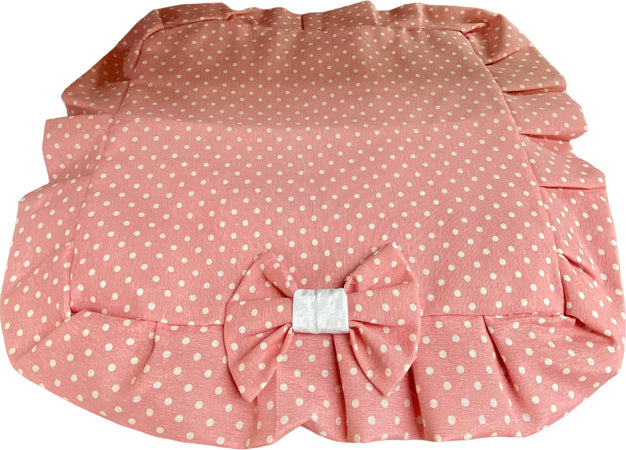 Coordinato cucina di stoffa rosa con fiocchi e pois bianchi Fai da te/Pitture trattamenti per pareti e utensili/Strumenti per carta da parati e posa carta da parati/Bordi per carta da parati Led Mall Home - Napoli, Commerciovirtuoso.it