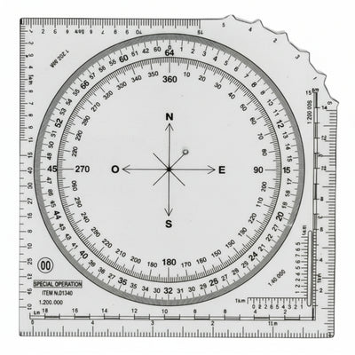 Coordinatometro Per Orientamento In Carte Topografiche ideale per caccia, pesca e softair Sport e tempo libero/Caccia e Pesca/Caccia/Binocoli/Binocoli d'avvistamento Il Distintivo - Pesaro, Commerciovirtuoso.it