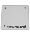 Coperchio Di Ricambio Con Viti Per Cassetta Derivazione 92x92mm Misura 1 Fg10311