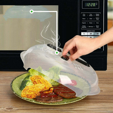 COPERCHIO PARASCHIZZI CON MAGNETI PER MICROONDE CON SFIATO A VAPORE HOVER COVER Casa e cucina/Pentole padelle e pirofile/Accessori/Coperchi antischizzo Trade Shop italia - Napoli, Commerciovirtuoso.it