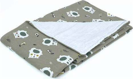 Coperta-carrozzina-Baby-Idea-MCOB-Orso-Beige