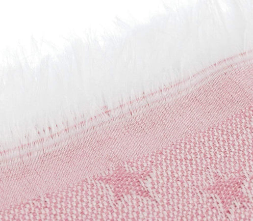 Coperta-Copri-Divano-Piedi-Letto-Multiuso-180x290cm-Fantastia-Stelle-Rosa