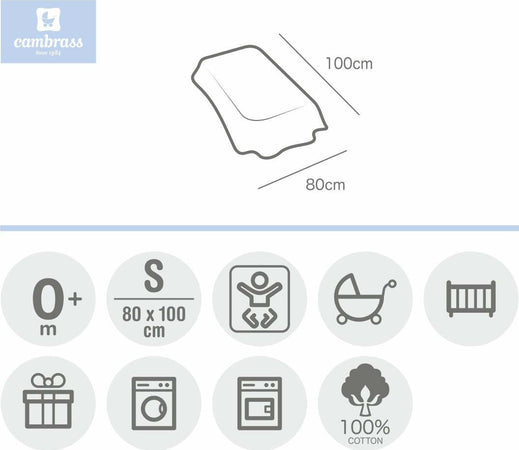 Coperta Cotone Bambino 80X100X1 Cm Ele Corallo Casa e cucina/Tessili per la casa/Biancheria per culle e lettini/Coperte e copertine/Coperte La Casa Del Bebè - Napoli, Commerciovirtuoso.it