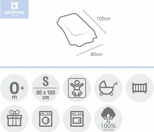 Coperta Cotone Bambino 80X100X1 Cm Star Azzurro Casa e cucina/Tessili per la casa/Biancheria per culle e lettini/Coperte e copertine/Coperte La Casa Del Bebè - Napoli, Commerciovirtuoso.it