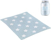 Coperta Cotone Bambino 80X100X1 Cm Star Azzurro Casa e cucina/Tessili per la casa/Biancheria per culle e lettini/Coperte e copertine/Coperte La Casa Del Bebè - Napoli, Commerciovirtuoso.it