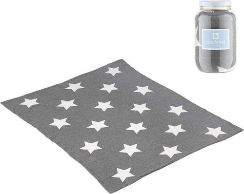 Coperta Cotone Bambino 80X100X1 Cm Star Grigio Casa e cucina/Tessili per la casa/Biancheria per culle e lettini/Coperte e copertine/Coperte La Casa Del Bebè - Napoli, Commerciovirtuoso.it