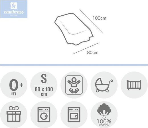 Coperta Cotone Bambino 80X100X1 Cm Star Grigio Casa e cucina/Tessili per la casa/Biancheria per culle e lettini/Coperte e copertine/Coperte La Casa Del Bebè - Napoli, Commerciovirtuoso.it