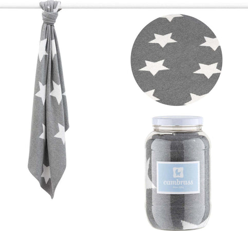 Coperta Cotone Bambino 80X100X1 Cm Star Grigio Casa e cucina/Tessili per la casa/Biancheria per culle e lettini/Coperte e copertine/Coperte La Casa Del Bebè - Napoli, Commerciovirtuoso.it