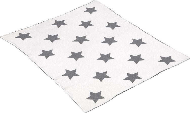 Coperta Cotone Bambino 80X100X1 Cm Star Grigio Casa e cucina/Tessili per la casa/Biancheria per culle e lettini/Coperte e copertine/Coperte La Casa Del Bebè - Napoli, Commerciovirtuoso.it