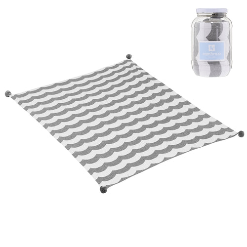 Coperta Cotone Bambino Cambrass 80x100 Mar Grigio