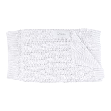 Coperta Culla Cotone BAMBOO Picci Bianco