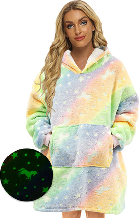 Coperta Felpa Con Cappuccio Maniche E Tasca Luminosa In Vari Colori Plaid Pile Casa e cucina/Tessili per la casa/Biancheria da letto/Coperte e trapunte/Coperte Trade Shop italia - Napoli, Commerciovirtuoso.it