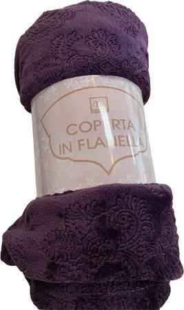 Coperta in flanella con decorati Pled morbido e caldo 130 x 160 cm Casa e cucina/Tessili per la casa/Biancheria da letto/Coperte e trapunte/Coperte MagiediNatale.it - Altamura, Commerciovirtuoso.it