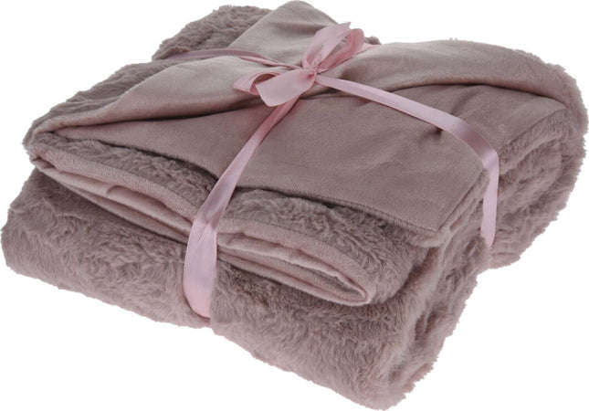 Coperta in Pled in ecopelliccia morbida e calda 130 x 180 cm Casa e cucina/Tessili per la casa/Biancheria da letto/Coperte e trapunte/Coperte MagiediNatale.it - Altamura, Commerciovirtuoso.it