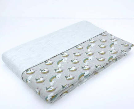 Coperta-lettino-Baby-Idea-MLUR-Unicorno-Rosa