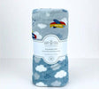 Coperta-lettino-Baby-Idea-PFLA-Aereo-Azzurro