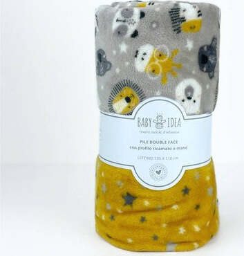 Coperta-lettino-Baby-Idea-PFLL-Leone-Giallo