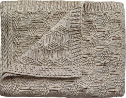 Coperta Mushie Baby Blanket Honeycomb Beige Casa e cucina/Tessili per la casa/Biancheria per culle e lettini/Coperte e copertine/Coperte La Casa Del Bebè - Napoli, Commerciovirtuoso.it