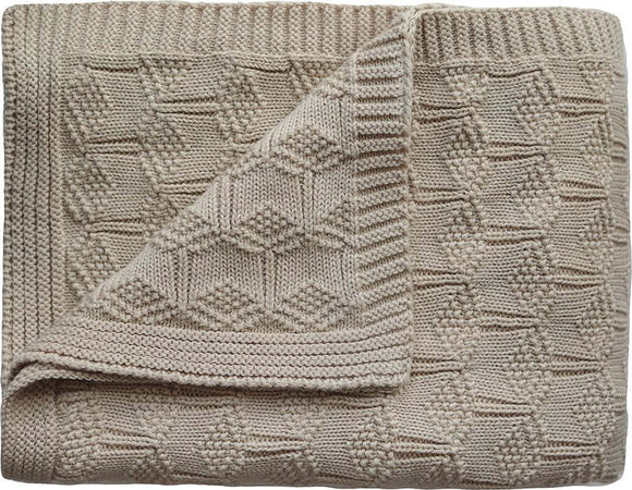Coperta Mushie Baby Blanket Honeycomb Beige Casa e cucina/Tessili per la casa/Biancheria per culle e lettini/Coperte e copertine/Coperte La Casa Del Bebè - Napoli, Commerciovirtuoso.it