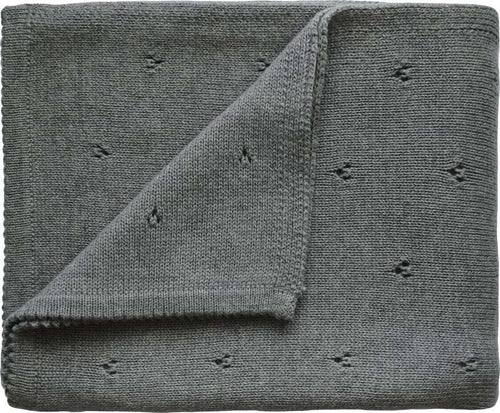 Coperta Mushie Baby Blanket Pointelle Gray Melange Casa e cucina/Tessili per la casa/Biancheria per culle e lettini/Coperte e copertine/Coperte La Casa Del Bebè - Napoli, Commerciovirtuoso.it
