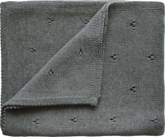 Coperta Mushie Baby Blanket Pointelle Gray Melange Casa e cucina/Tessili per la casa/Biancheria per culle e lettini/Coperte e copertine/Coperte La Casa Del Bebè - Napoli, Commerciovirtuoso.it