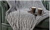 Coperta plaid acca24 folgaria in morbido pile + retro in sherpa