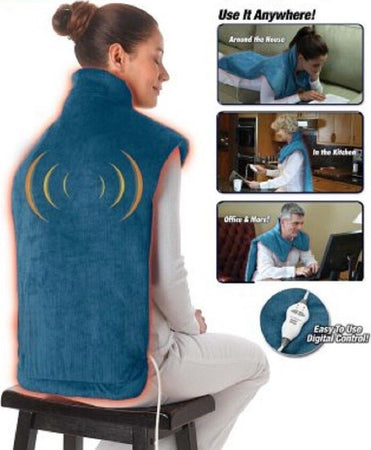 COPERTA RELIEF WRAP CON MASSAGGIO VIBRANTE FUNZIONE RISCALDANTE TOTAL RELAX  Trade Shop italia - Napoli, Commerciovirtuoso.it