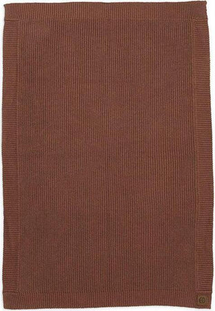 Copertina in Maglia di Lana Elodie Details Burned Clay Casa e cucina/Tessili per la casa/Biancheria per culle e lettini/Coperte e copertine/Coperte La Casa Del Bebè - Napoli, Commerciovirtuoso.it