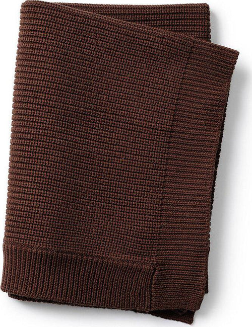 Copertina in Maglia di Lana Elodie Details Chocolate Casa e cucina/Tessili per la casa/Biancheria per culle e lettini/Coperte e copertine/Coperte La Casa Del Bebè - Napoli, Commerciovirtuoso.it