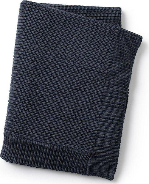 Copertina in Maglia di Lana Elodie Details Juniper Blue Casa e cucina/Tessili per la casa/Biancheria per culle e lettini/Coperte e copertine/Coperte La Casa Del Bebè - Napoli, Commerciovirtuoso.it