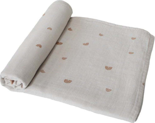 Copertina Mushie in cotone organico 100% Rainbow Prima infanzia/Allattamento e pappa/Bavaglini/Bavaglini La Casa Del Bebè - Napoli, Commerciovirtuoso.it