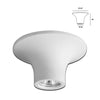 *STOCK* n.10 Portafaretti In Gesso Ceramico Cono 167x90x68mm 40W GU10 IP20