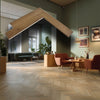 €33,99MQ *MEGA STOCK* Lotto da 55mq di Listone prefinito ROVERE LAGRANGE SPINA ITALIANA  Vern. bisell. Spazz. 14,5x120x600mm (3 nobile)