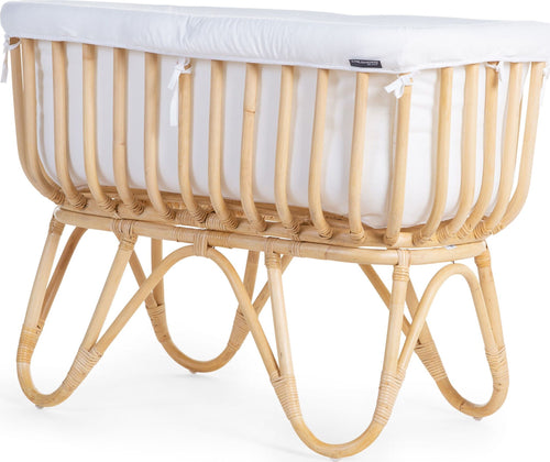 Copertura Childhome per Culla Rettangolare in Rattan Jersey Bianco Casa e cucina/Tessili per la casa/Biancheria per culle e lettini/Biancheria bimbi/Paraurti per letto La Casa Del Bebè - Napoli, Commerciovirtuoso.it