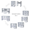 Lettino Modulare Levin Felin Smart-Bed