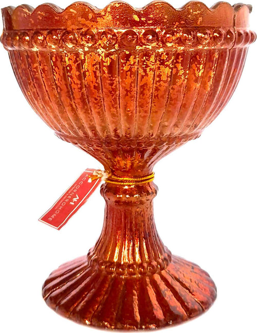 Coppa in Vetro Ramato Calice a Coppa Decorativo Coppa Stile Vintage Ramata Lavorazione in Rilievo Effetto Antichizzato Casa e cucina/Decorazioni per interni/Accessori decorativi/Ciotole decorative Ideart - Valdilana, Commerciovirtuoso.it