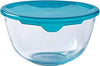Coppa Pyrex Ciotola di vetro ad alta resistenza con coperchio, Trasparente/Blu, 2 L 180P000/7043 Casa e cucina/Stoviglie/Piatti ciotole e vassoi/Ciotole/Insalatiere Scontolo.net - Potenza, Commerciovirtuoso.it