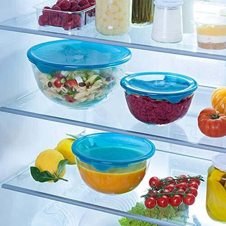 Coppa Pyrex Ciotola di vetro ad alta resistenza con coperchio, Trasparente/Blu, 2 L 180P000/7043 Casa e cucina/Stoviglie/Piatti ciotole e vassoi/Ciotole/Insalatiere Scontolo.net - Potenza, Commerciovirtuoso.it