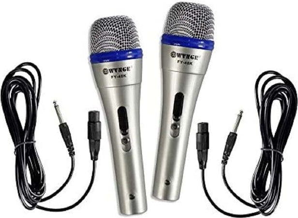 Coppia 2 Microfoni Dinamici Professionali Fy-48k Meeting Conferenze Karaoke Cw505 Elettronica e telefonia > Accessori Audio e Video > Microfoni Trade Shop italia - Napoli, Commerciovirtuoso.it