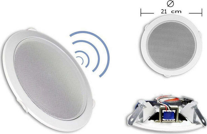 Coppia Casse Acustiche 21cm Bluetooth Incasso Filodiffusione Negozi Cassa 20w Elettronica/Audio e video portatile/Accessori/Casse portatili e Docking Station con altoparlanti/Casse portatili Bluetooth Trade Shop italia - Napoli, Commerciovirtuoso.it